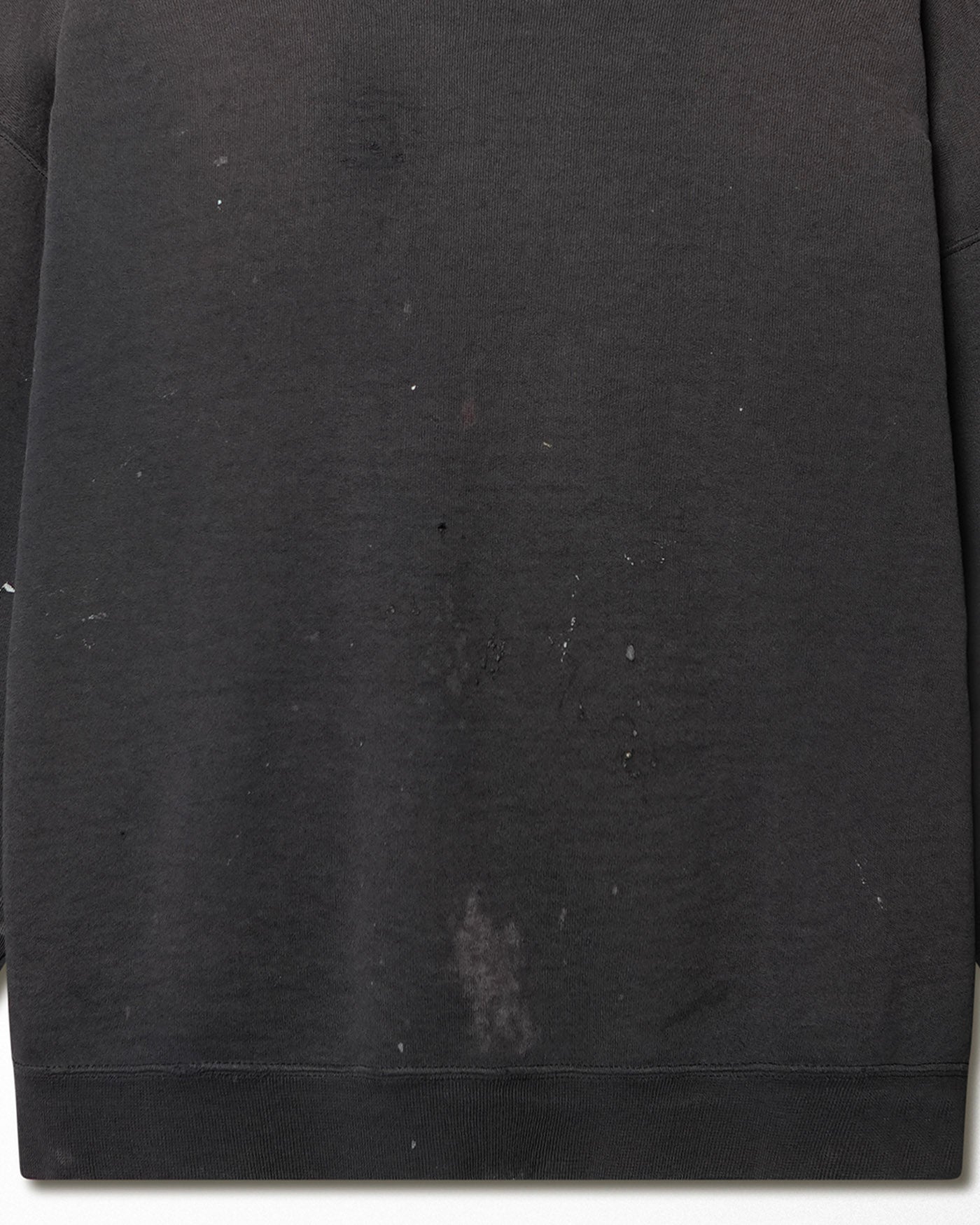HONOR BLACK FADED AND DISTRESSED SWEATER