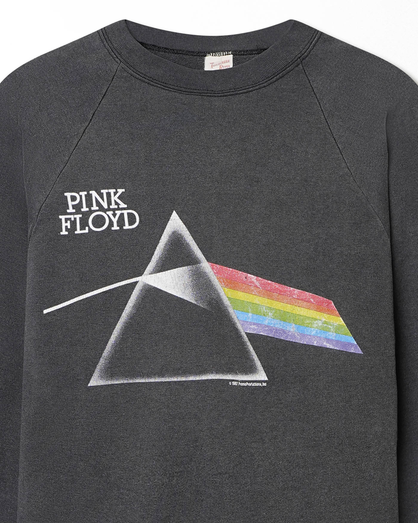 TENNESSEE RIVER "PINK FLOYD" GREY FADED SWEATER