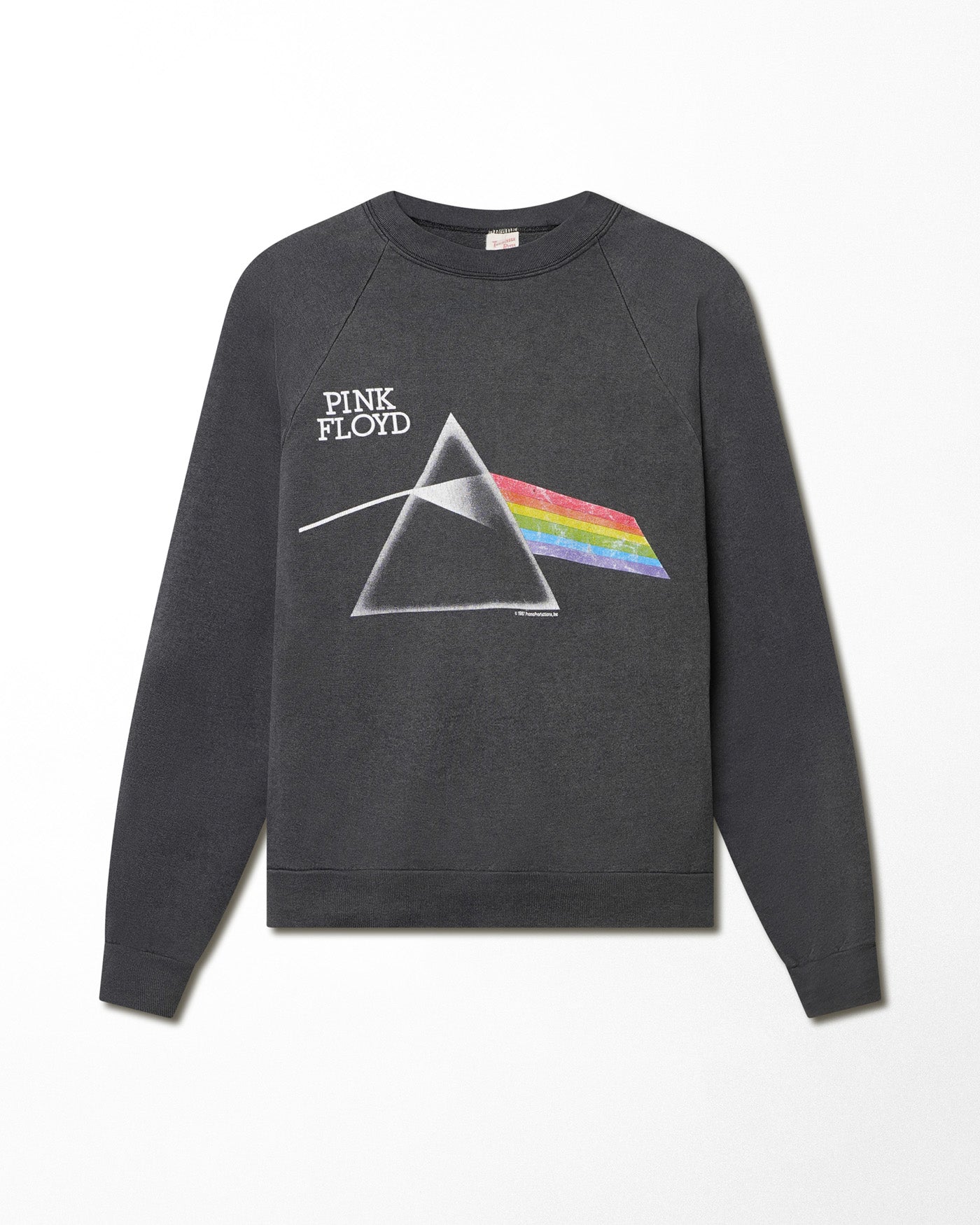 TENNESSEE RIVER "PINK FLOYD" GREY FADED SWEATER