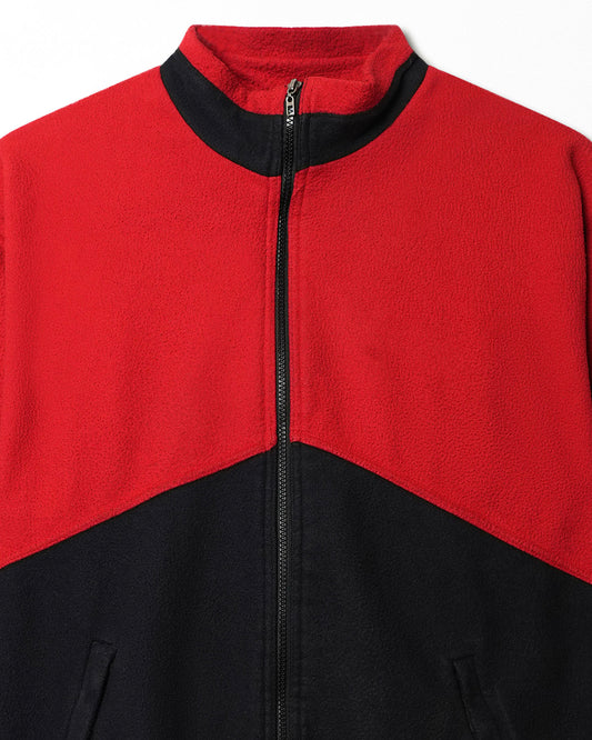 MARLBORO UNLIMITED RED AND BLACK FADED SWEATER