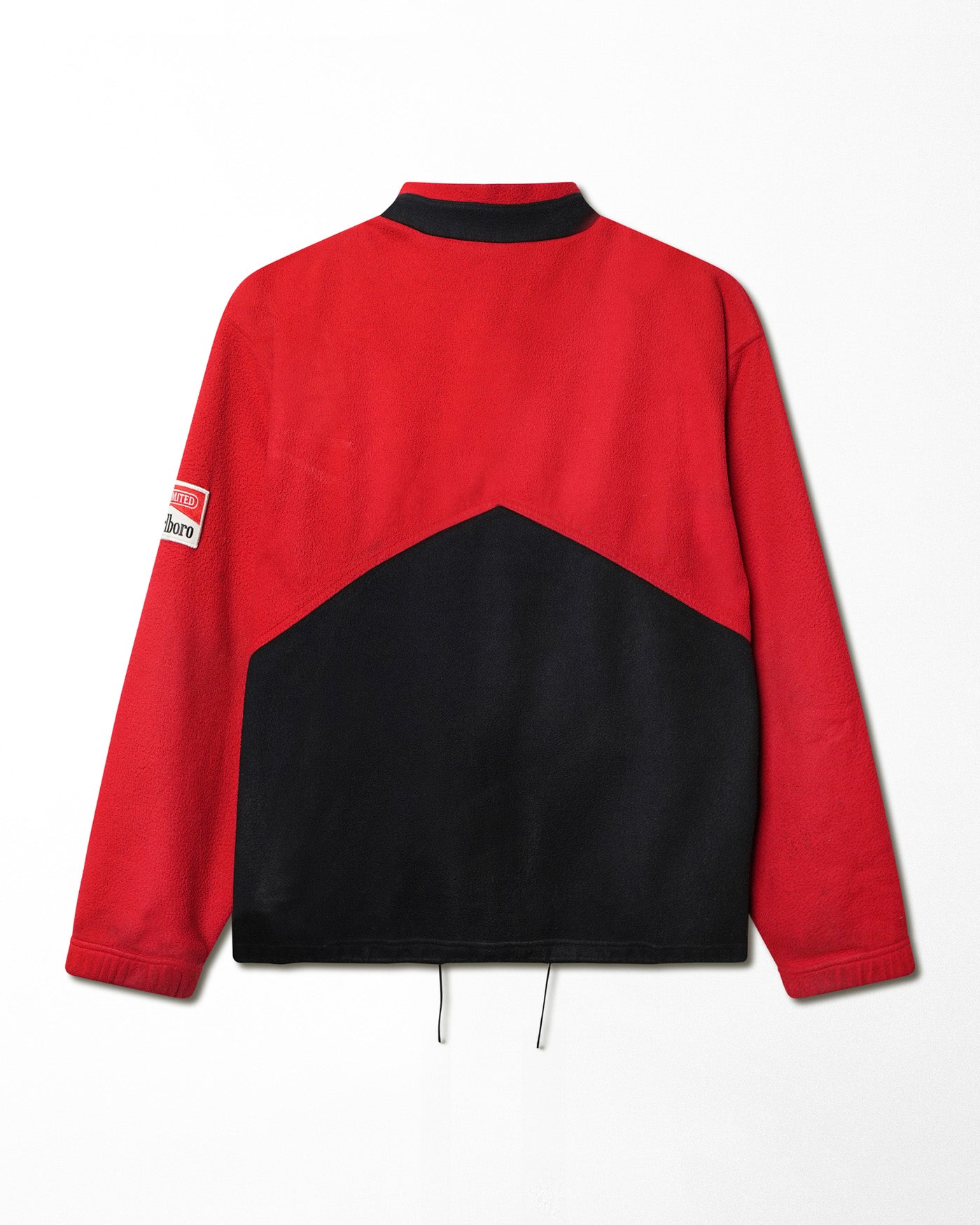 MARLBORO UNLIMITED RED AND BLACK FADED SWEATER