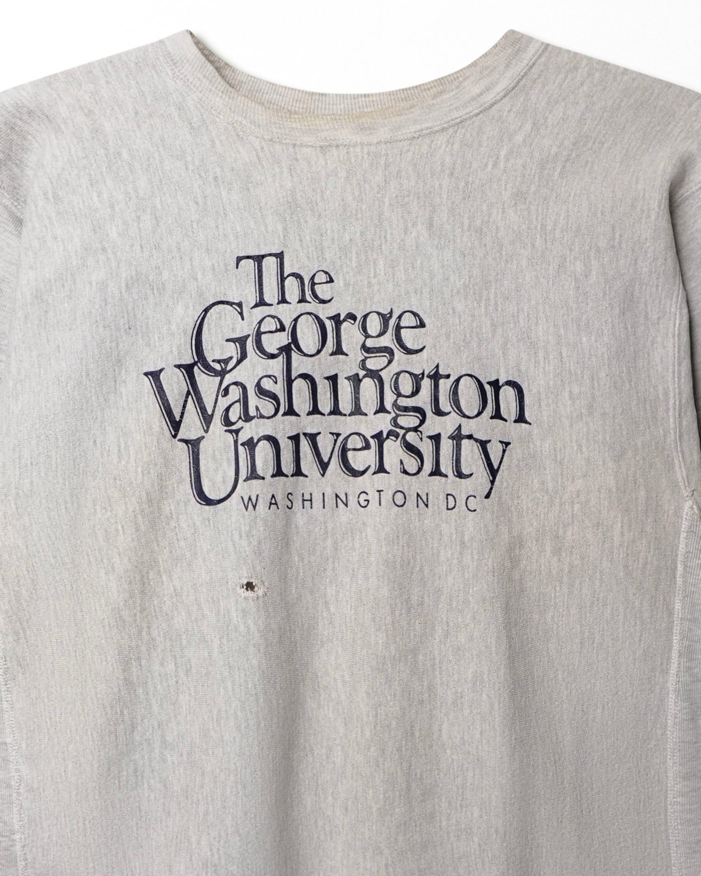 CHAMPION "THE GEORGE WASHINGTON UNIVERSITY" GREY SWEATER