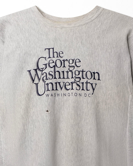 CHAMPION "THE GEORGE WASHINGTON UNIVERSITY" GREY SWEATER