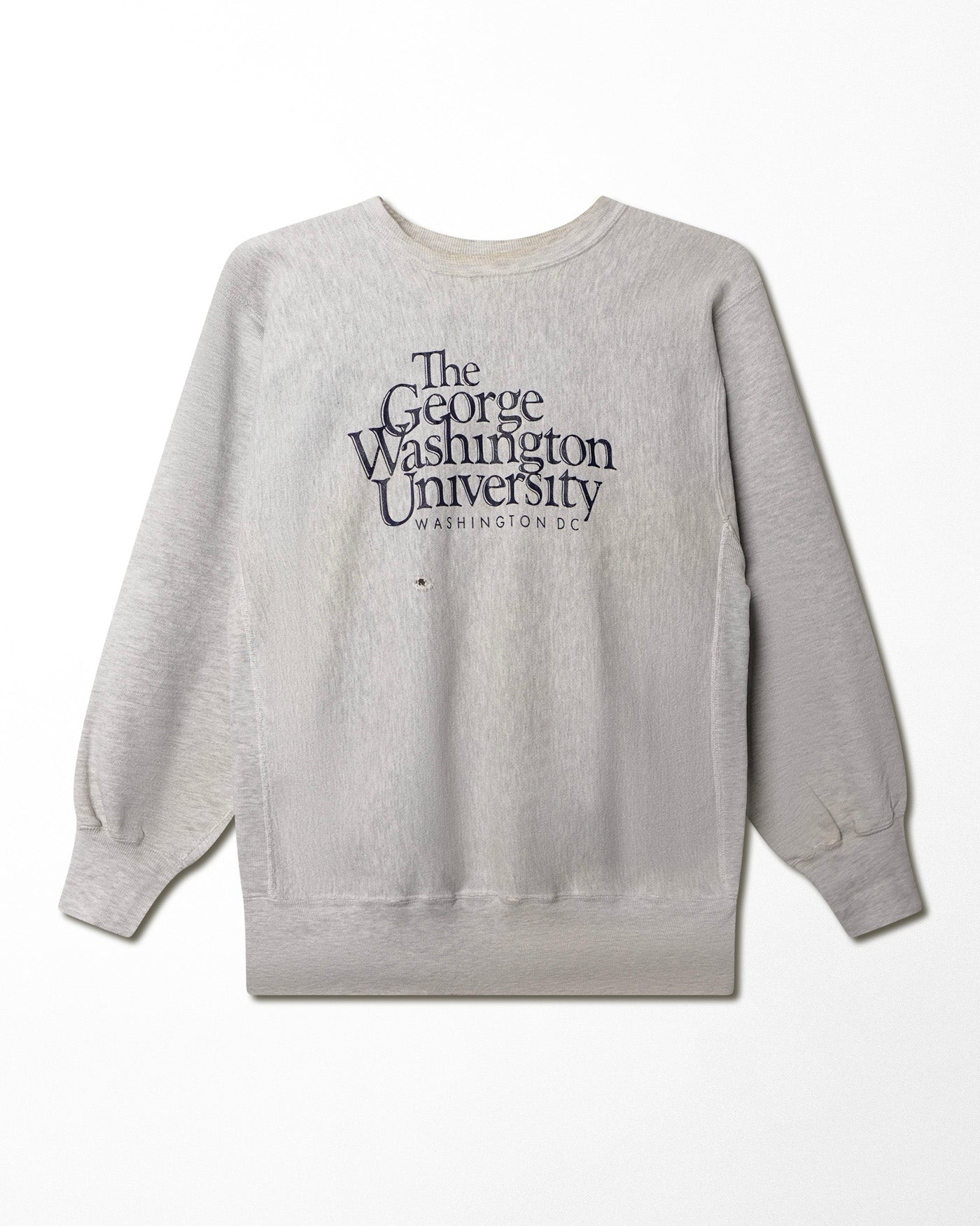 CHAMPION "THE GEORGE WASHINGTON UNIVERSITY" GREY SWEATER