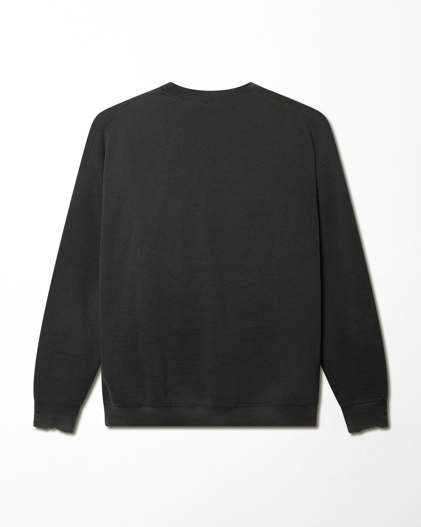 FRUIT OF THE LOOM "HUNTING DOGS" BLACK DISTRESSED SWEATER