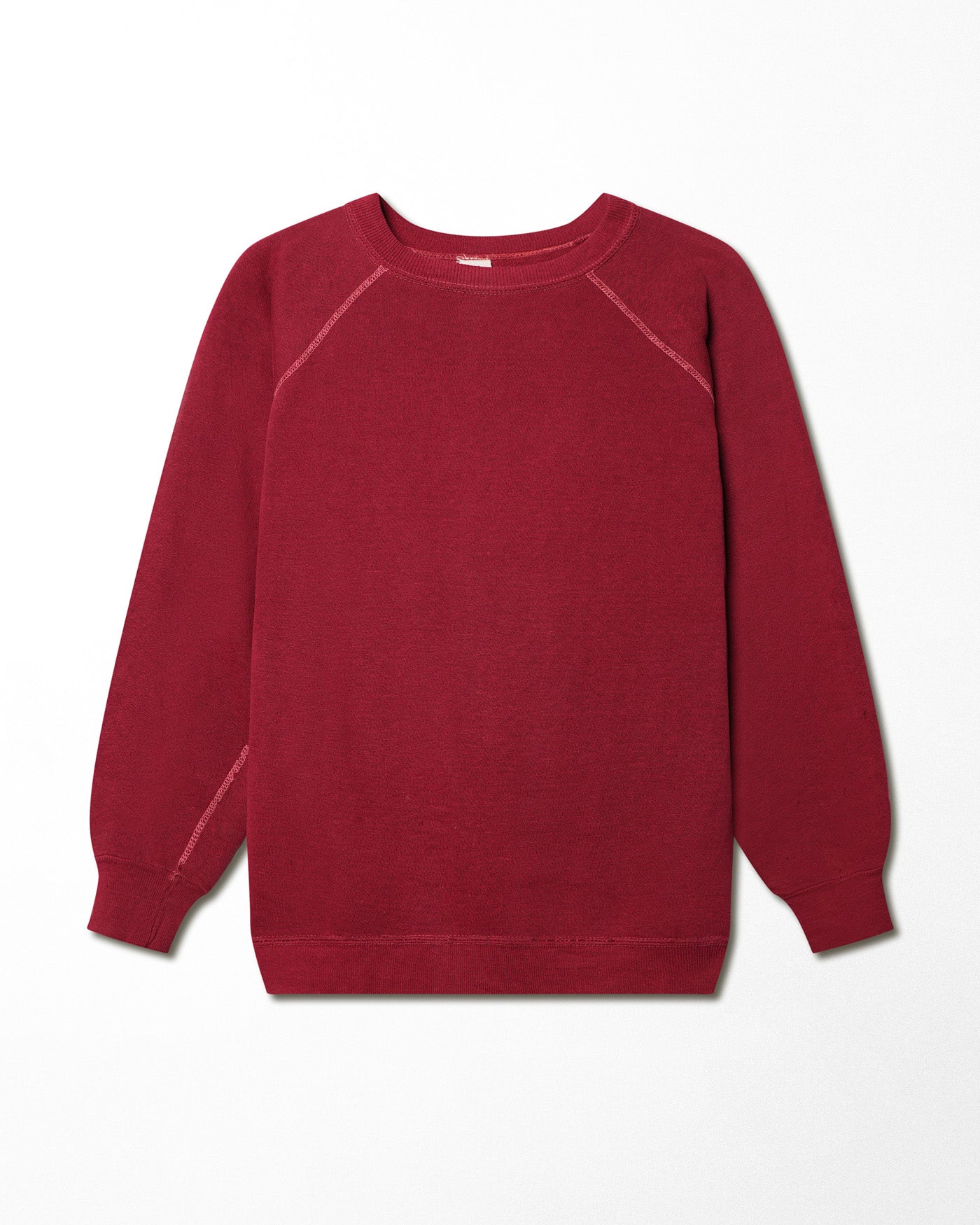 BURGUNDY RAGLAN SWEATER