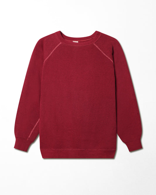 BURGUNDY RAGLAN SWEATER