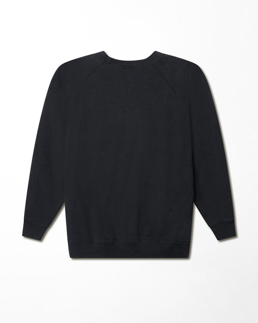 HANES BLACK FADED SWEATER