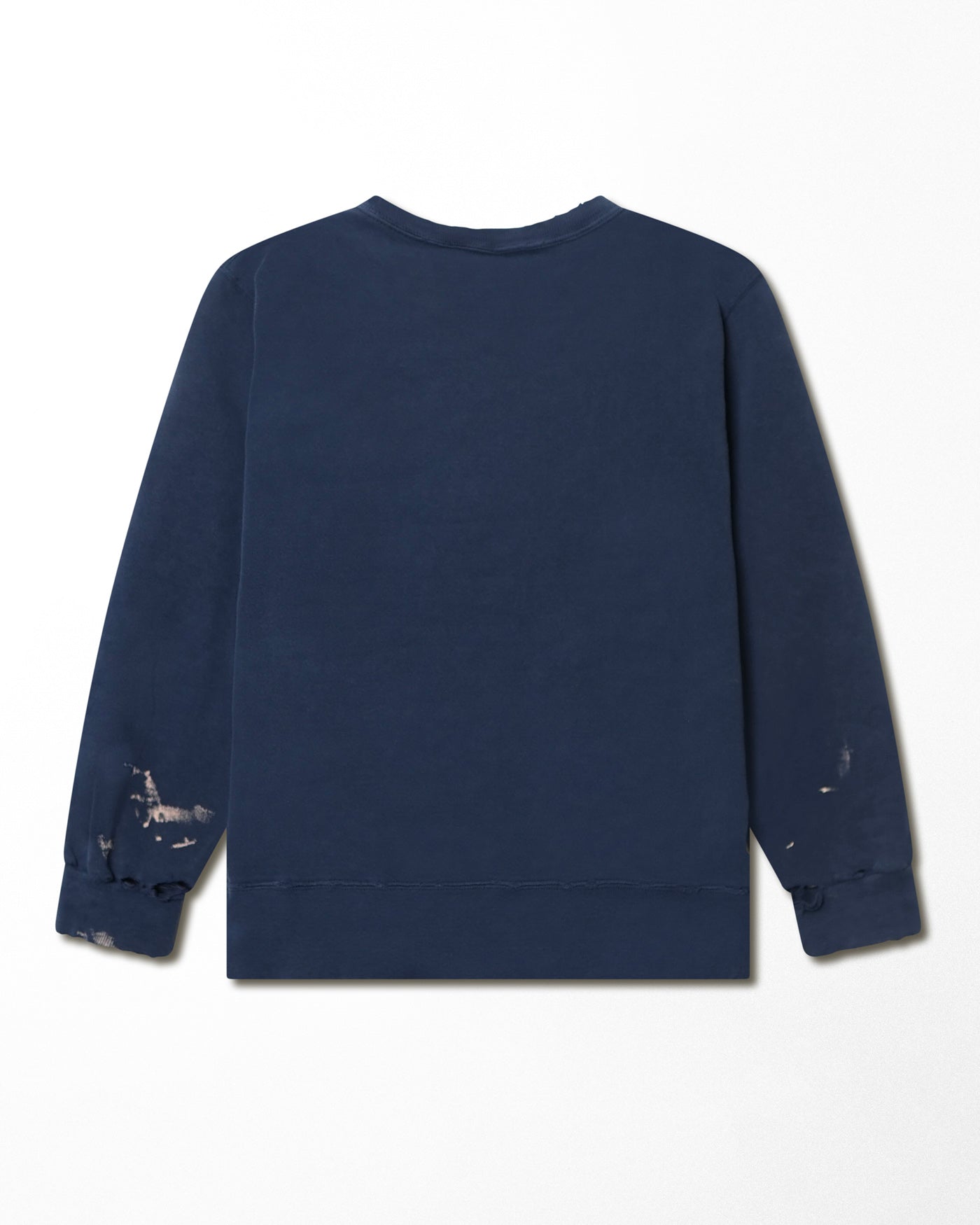 CHAMPION "DENISON UNIVERSITY" BLUE DISTRESSED SWEATER