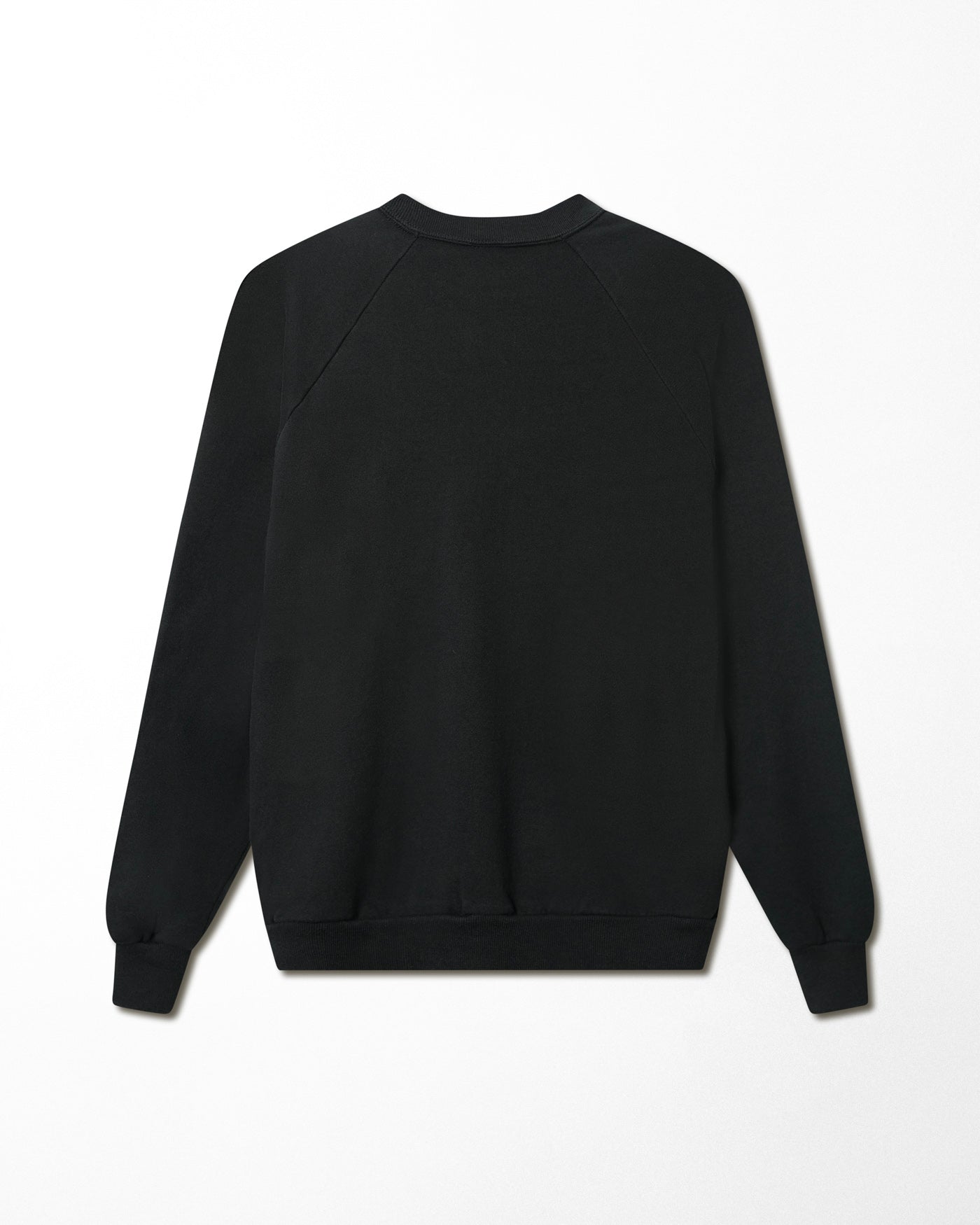 JERZEES BLACK RAGLAN SWEATER