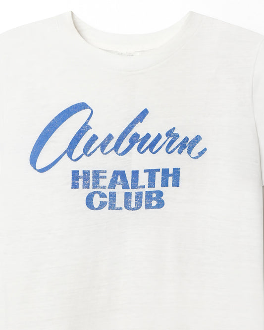 "AUBURN HEALTH CLUB" WHITE T-SHIRT