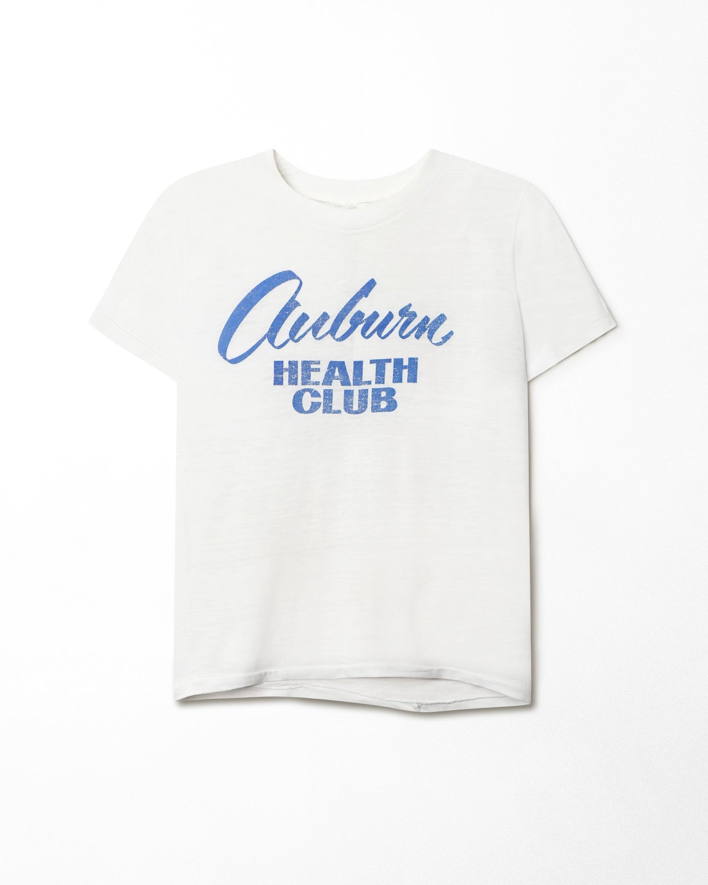 "AUBURN HEALTH CLUB" WHITE T-SHIRT