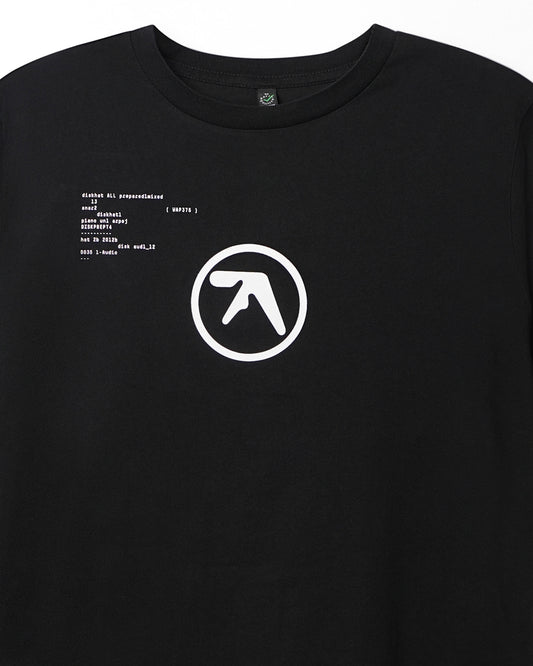 EARTH POSITIVE "APHEX TWIN" BLACK T-SHIRT