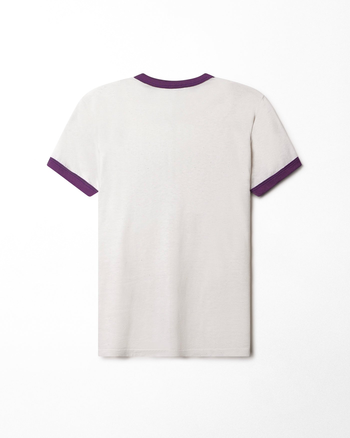 RUSSELL "NORTHWESTERN UNIVERSITY" WHITE RINGER T-SHIRT