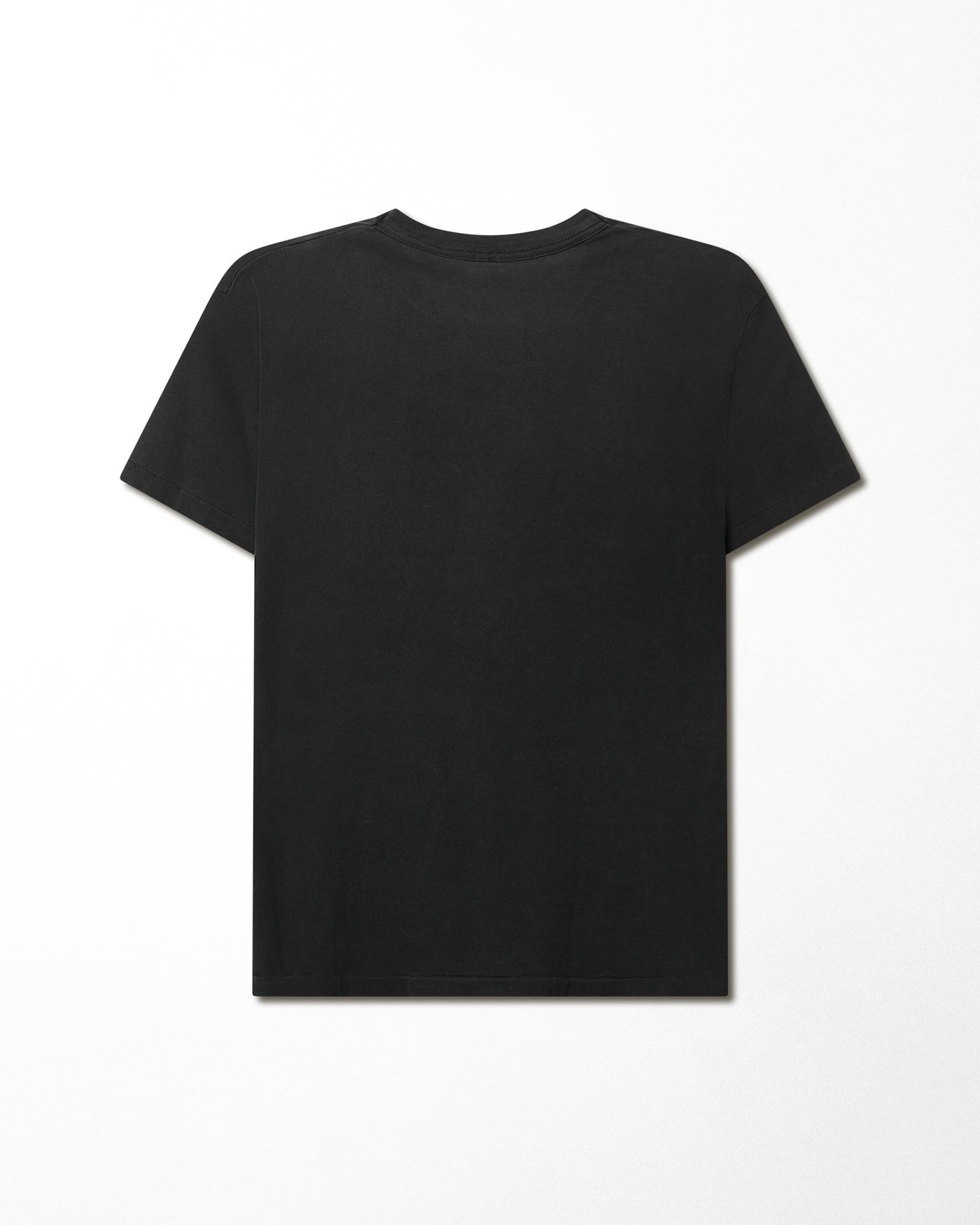FRUIT OF THE LOOM BLACK FADED POCKET T-SHIRT