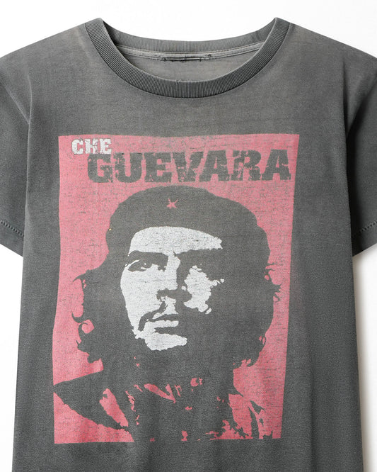 "CHE GUEVARA" BLACK FADED T-SHIRT