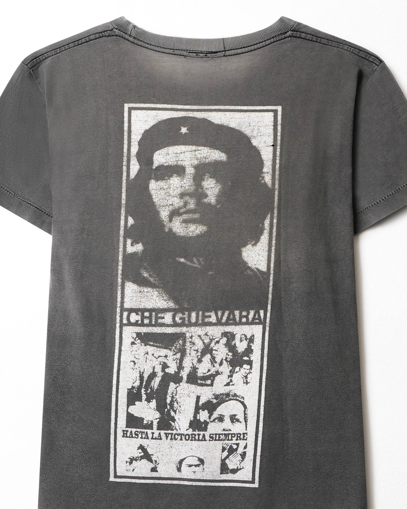 "CHE GUEVARA" BLACK FADED T-SHIRT
