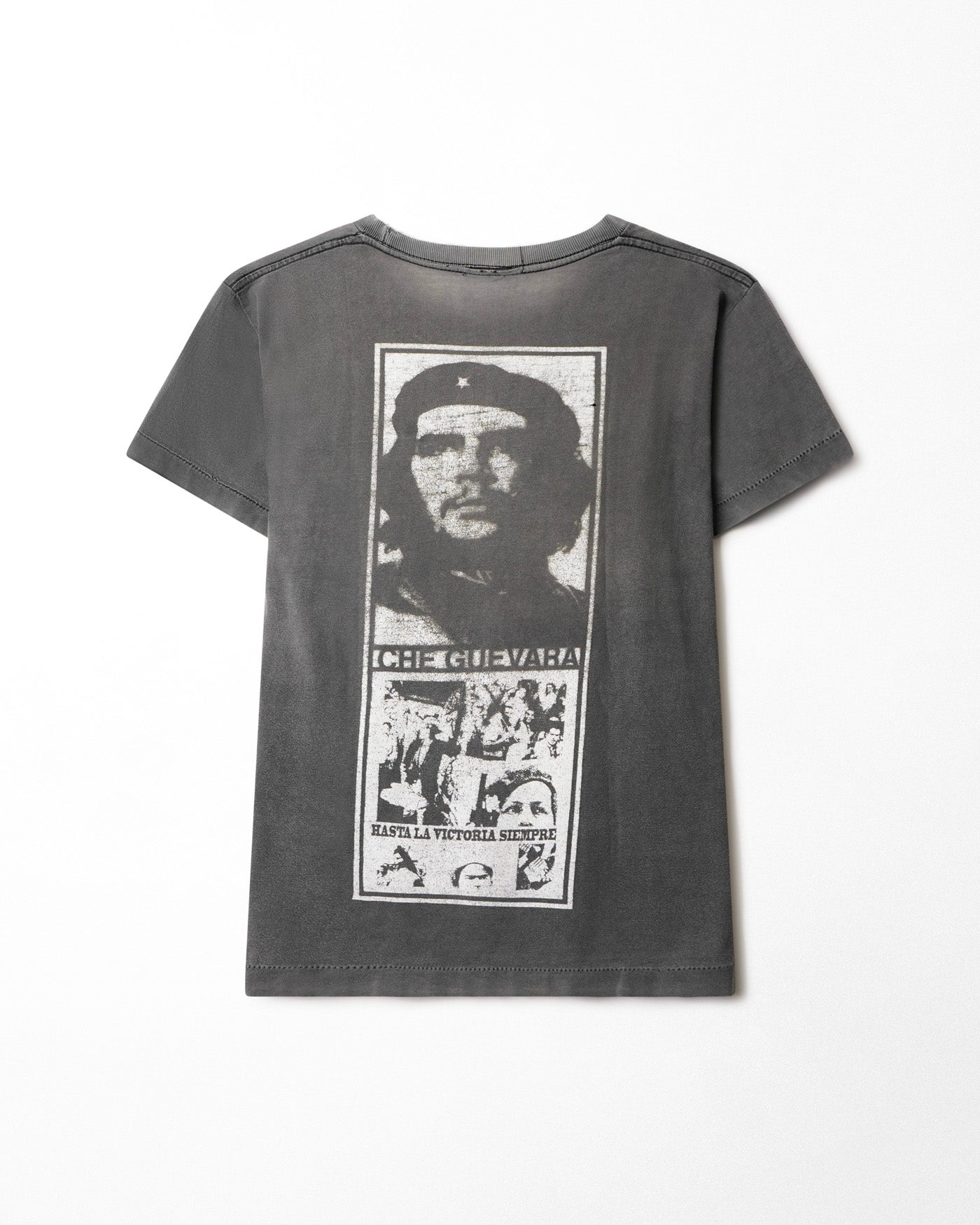 "CHE GUEVARA" BLACK FADED T-SHIRT