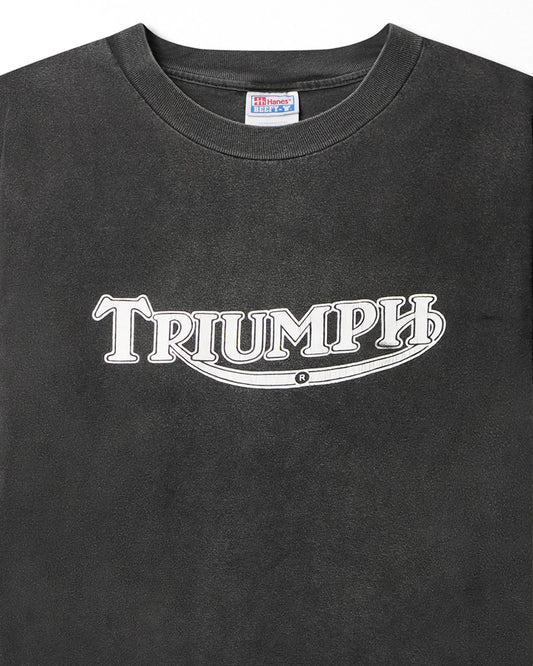HANES "TRIUMPH" BLACK FADED T-SHIRT