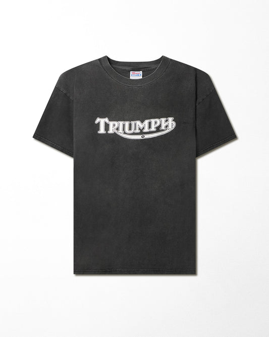 HANES "TRIUMPH" BLACK FADED T-SHIRT