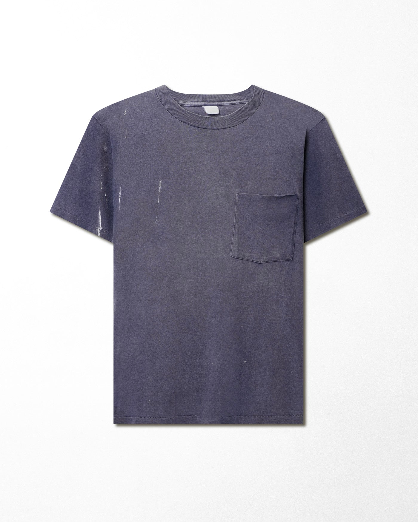 PURPLE FADED POCKET T-SHIRT