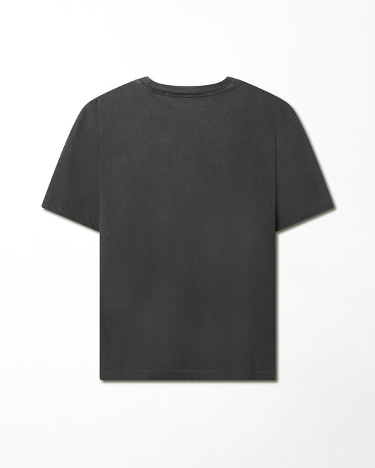 BLACK FADED POCKET T-SHIRT