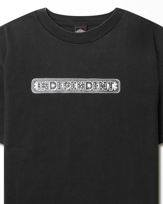 INDEPENDENT "SUNBURST LOGO" BLACK T-SHIRT