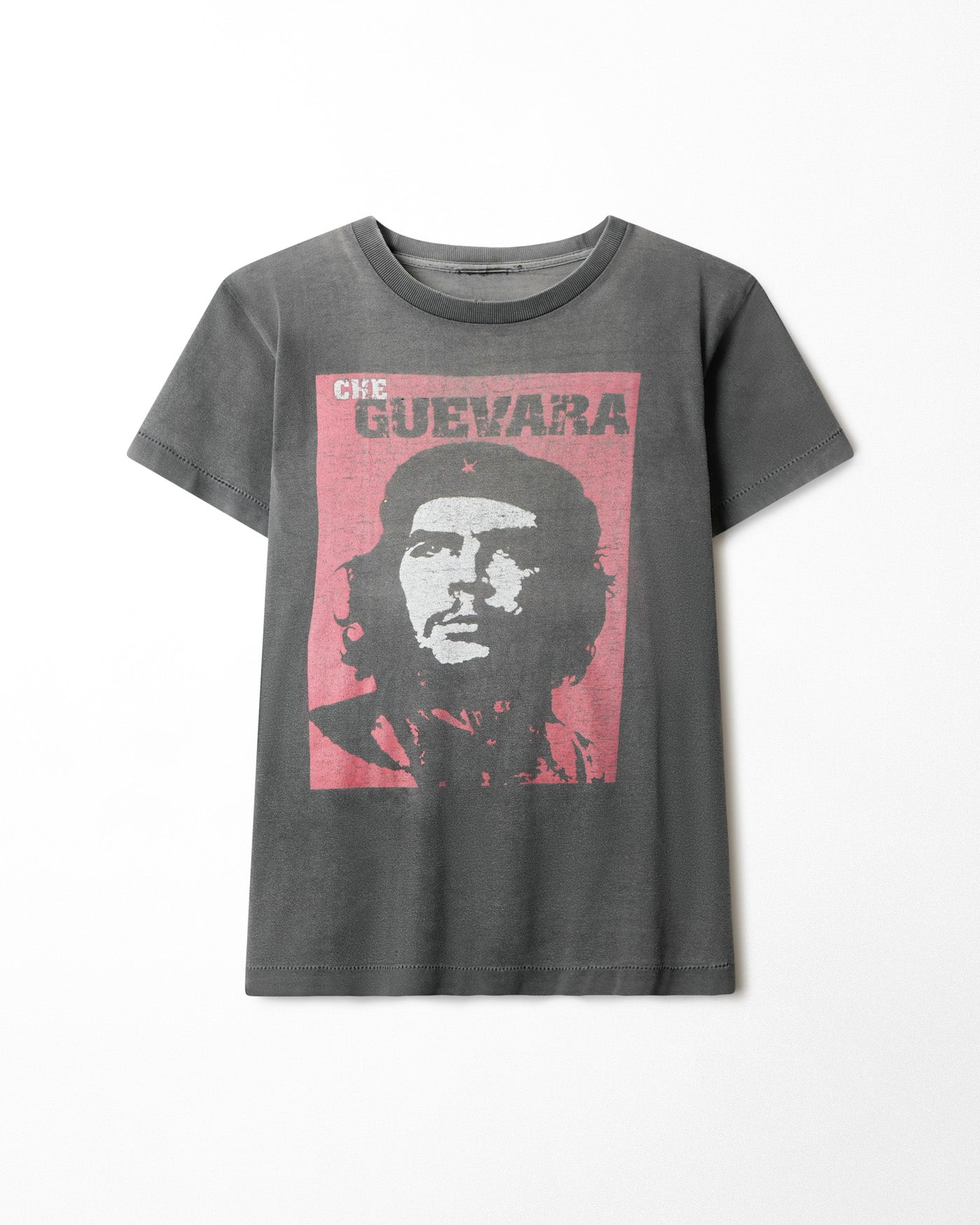 "CHE GUEVARA" BLACK FADED T-SHIRT