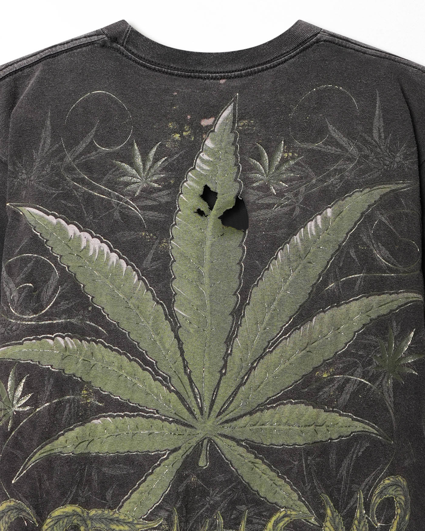 "GOT KUSH?" BLACK FADED T-SHIRT