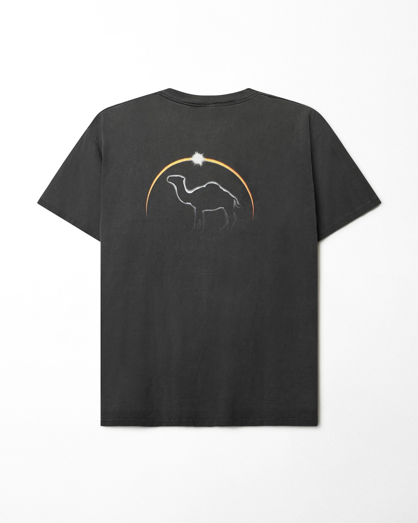 POWERPRO "CAMEL" BLACK FADED POCKET T-SHIRT