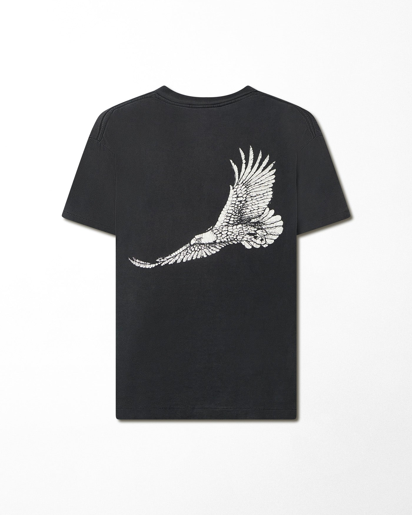 "WINSTON" BLACK FADED POCKET T-SHIRT