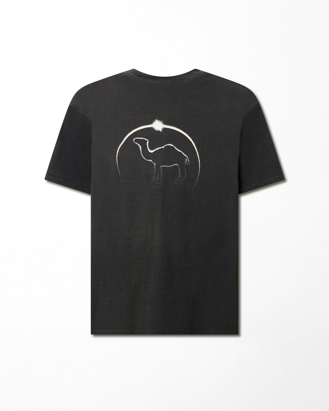 POWERPRO "CAMEL" BLACK FADED POCKET T-SHIRT