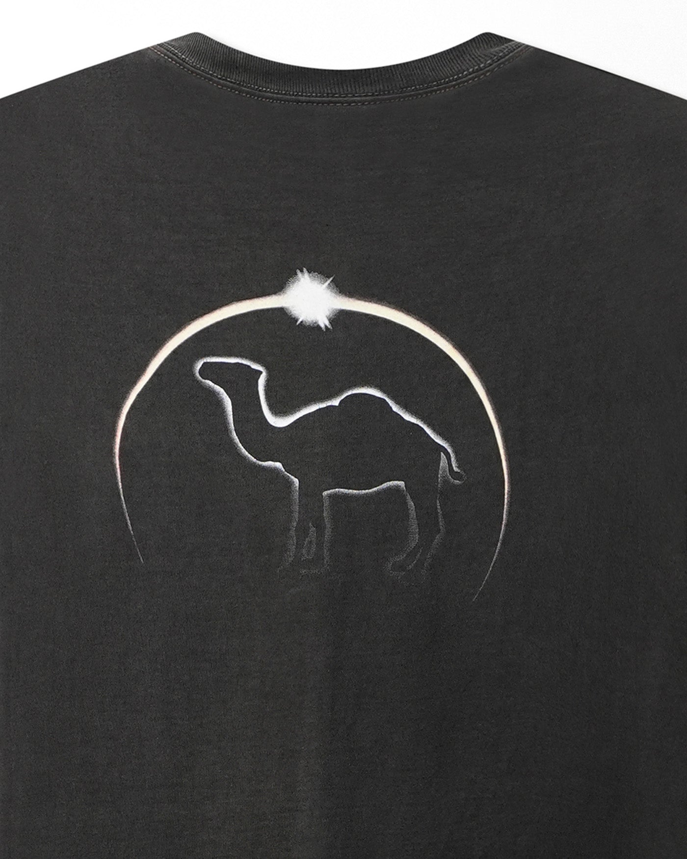 POWERPRO "CAMEL" BLACK FADED POCKET T-SHIRT