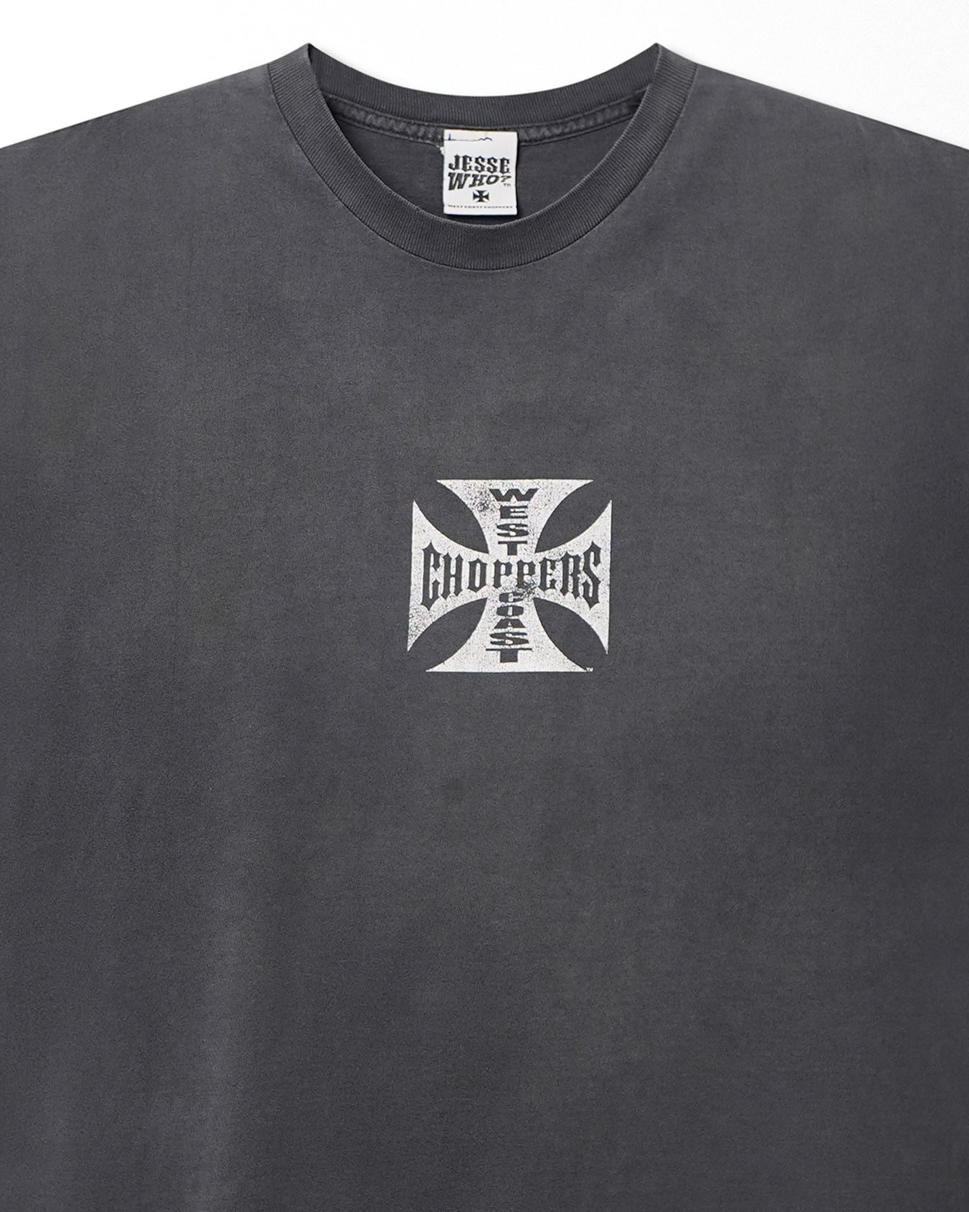 WEST COAST CHOPPERS "CLASSIC LOGO" GREY SLEEVELESS T-SHIRT