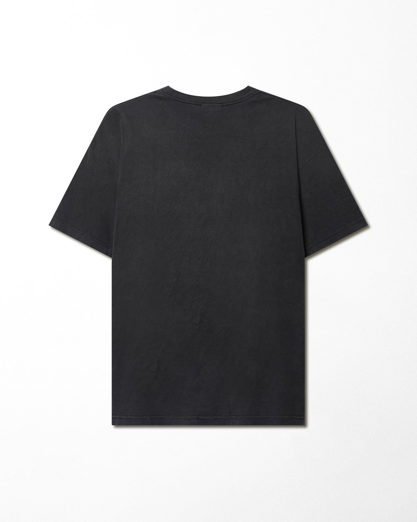 NHS INDEPENDENT "CIRCLE LOGO" BLACK FADED T-SHIRT