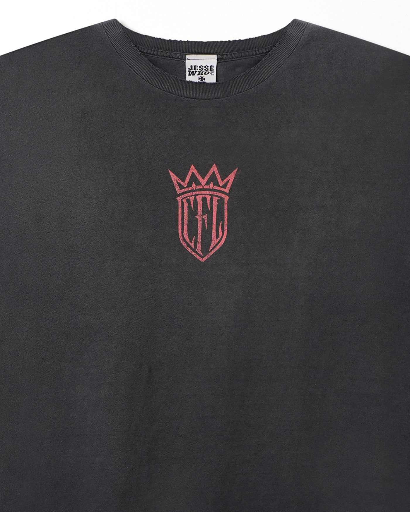 WEST COAST CHOPPERS "RED CREST LOGO" FADED SLEVELESS T-SHIRT