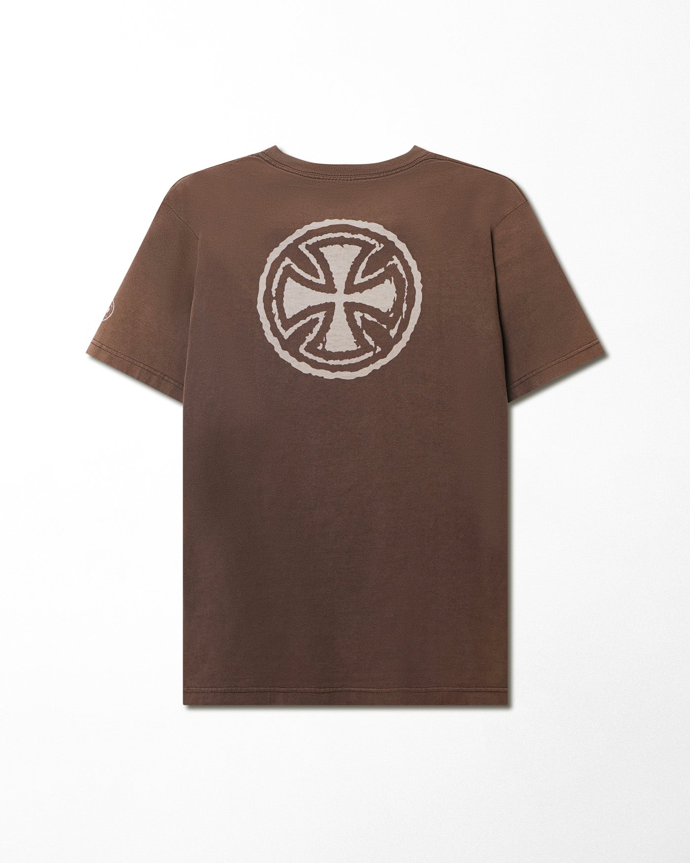 INDEPENDENT "RIDE INDEPENDENT" BROWN FADED T-SHIRT