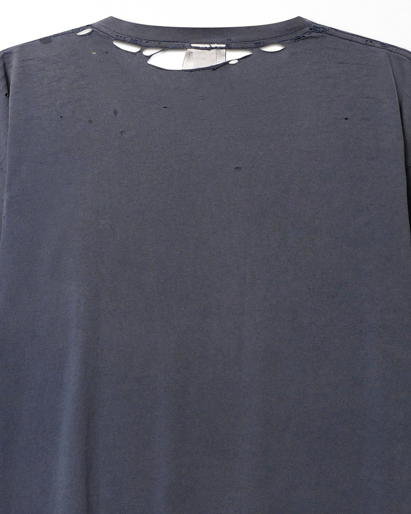 NIKE "SWOOSH" BLUE FADED DISTRESSED T-SHIRT