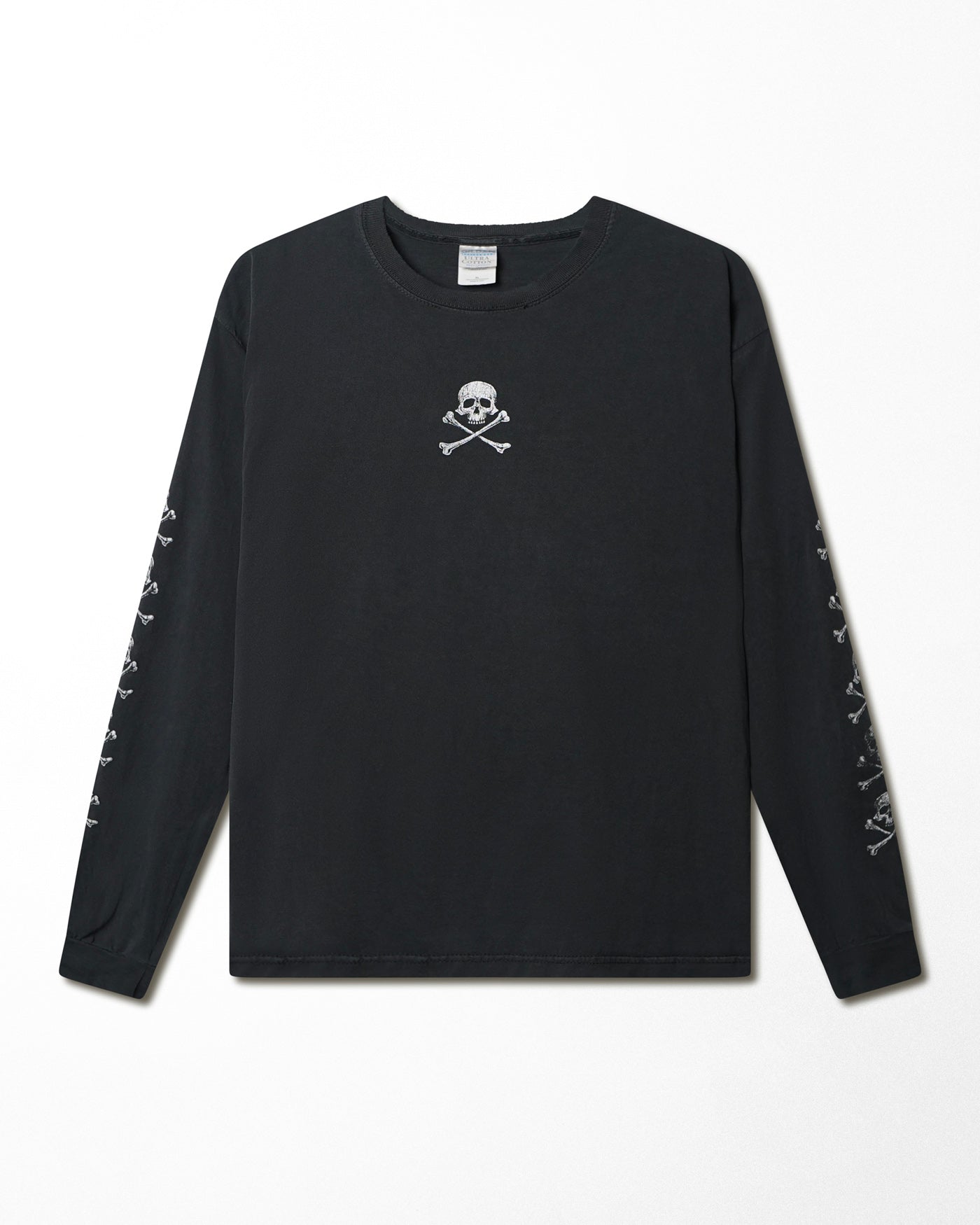 GILDAN "PIRATES" BLACK LONG SLEEVE T-SHIRT