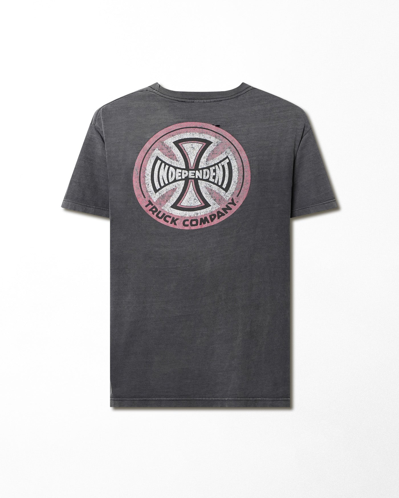 NHS INDEPENDENT "ROUND LOGO" BLACK FADED T-SHIRT