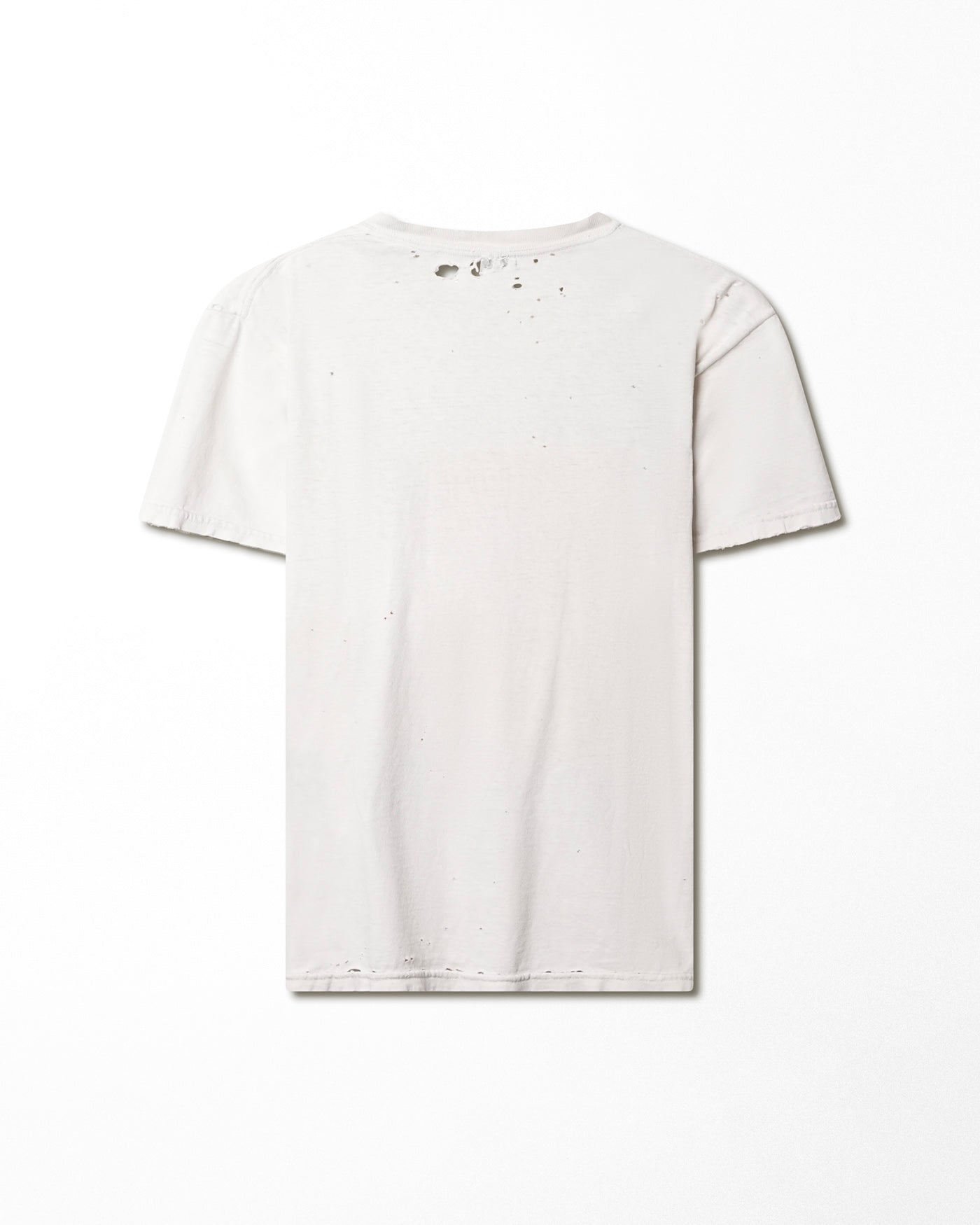 GILDAN "LUNATICS" WHITE DISTRESSED T-SHIRT