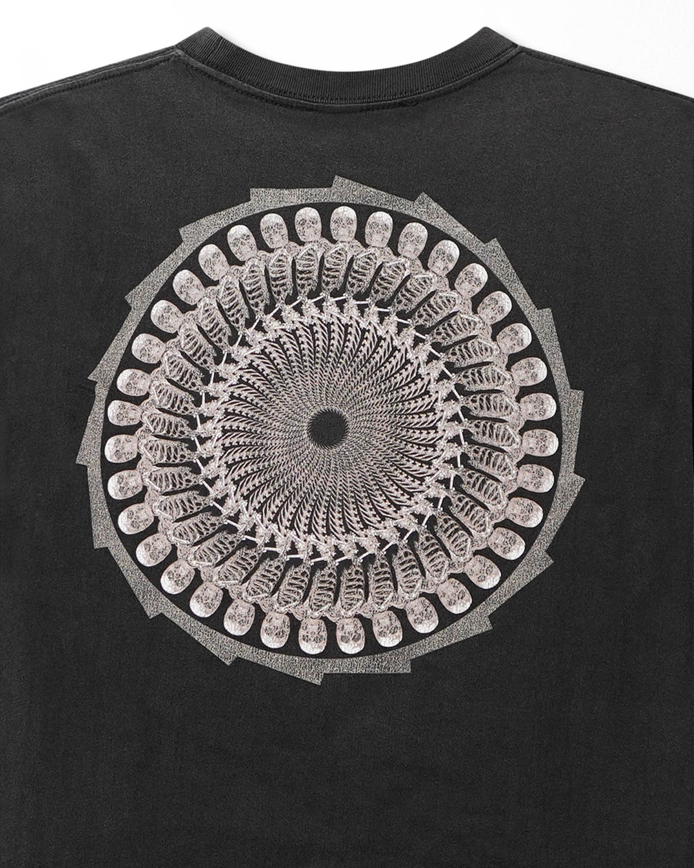 CHROME HEARTS "FOTI" BLACK FADED T-SHIRT
