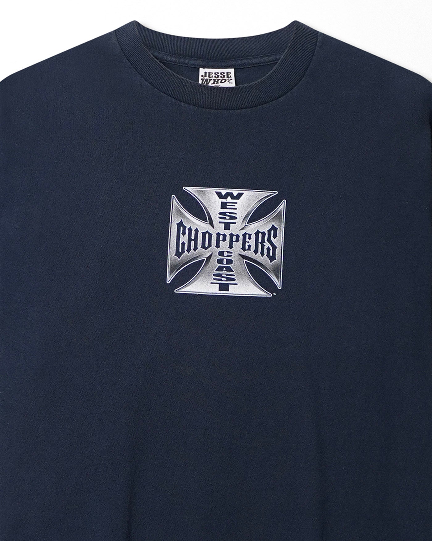WEST COAST CHOPPERS "IRON CROSS" BLUE T-SHIRT