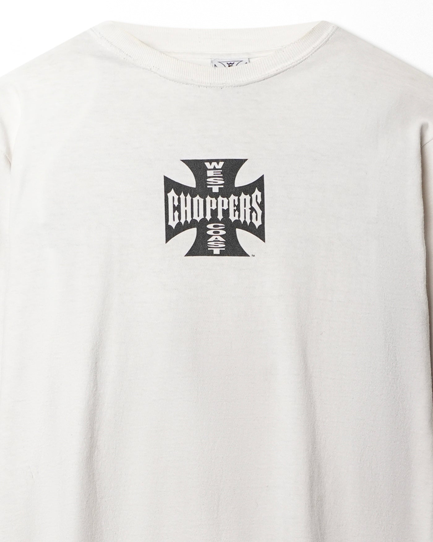 WEST COAST CHOPPERS "CLASSIC LOGO" WHITE LONG SLEEVE T-SHIRT