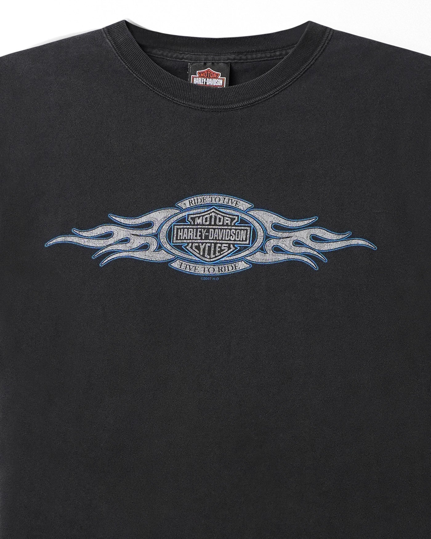 HARLEY-DAVIDSON “CORONA” BLACK FADED T-SHIRT