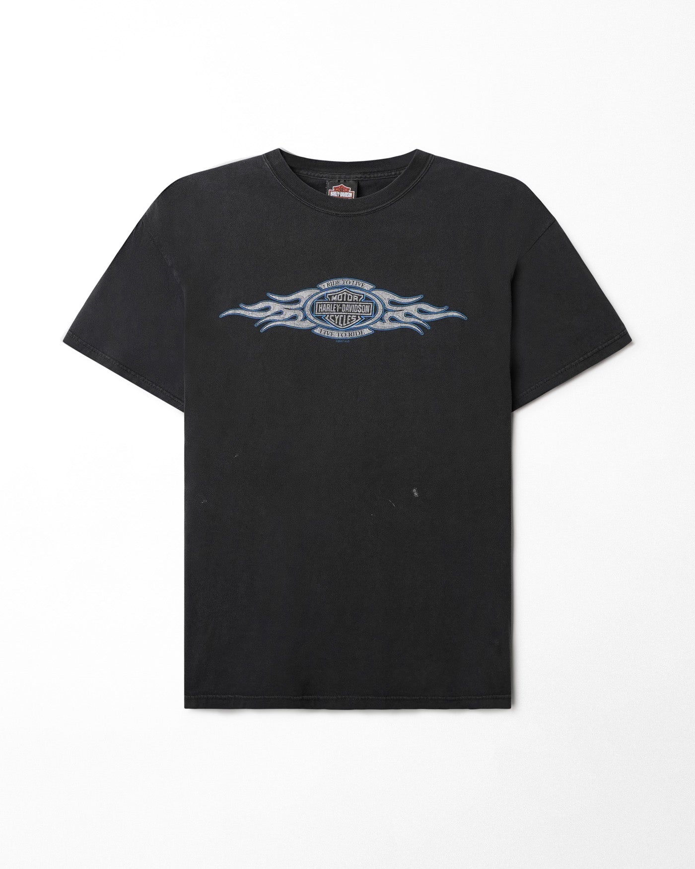 HARLEY-DAVIDSON “CORONA” BLACK FADED T-SHIRT
