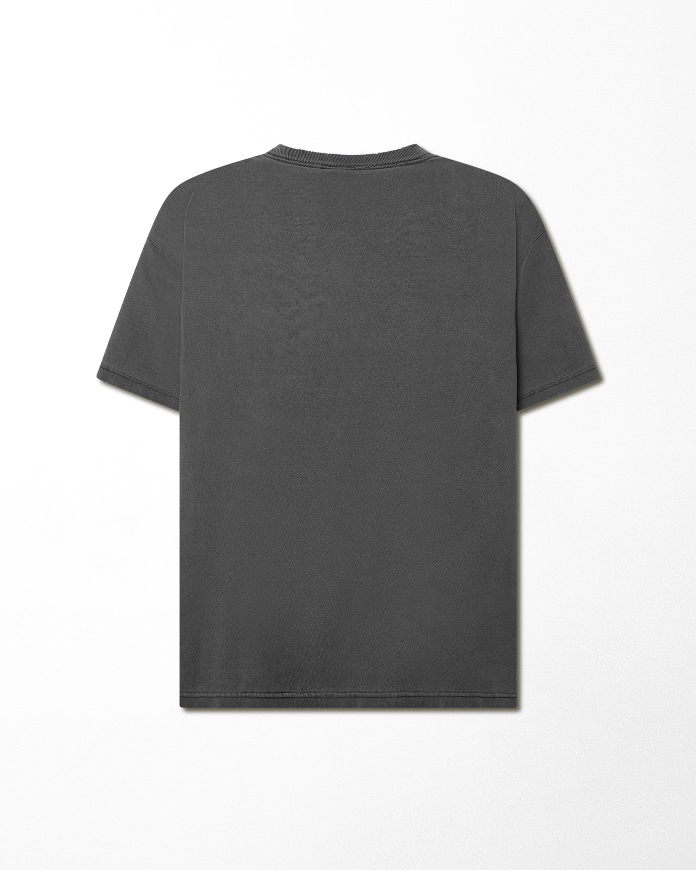 PUMA LOGO GREY FADED T-SHIRT