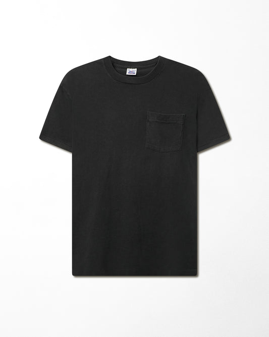 BVD BLACK FADED POCKET T-SHIRT