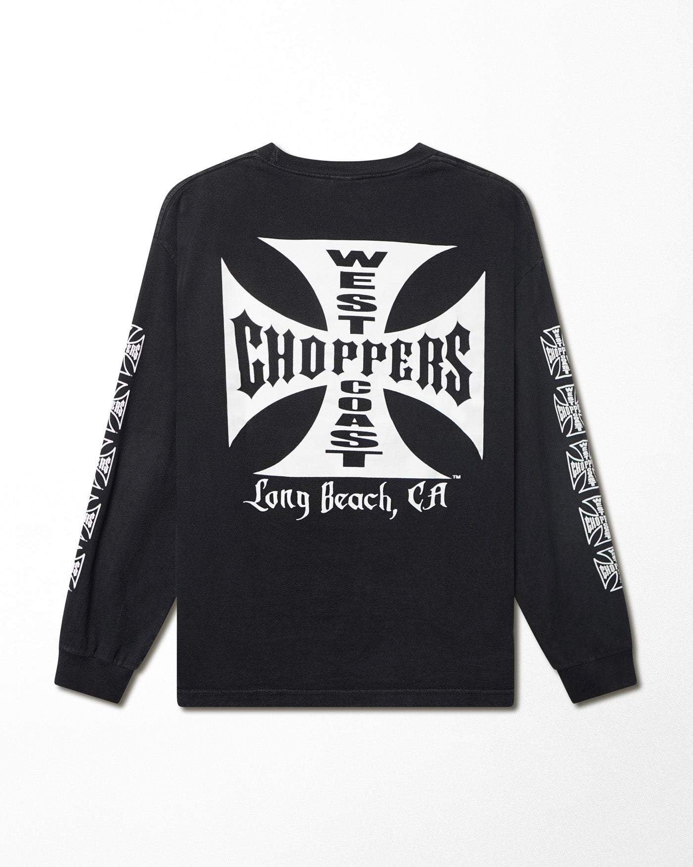 WEST COAST CHOPPERS "CLASSIC LOGO" BLACK LONG SLEEVE T-SHIRT