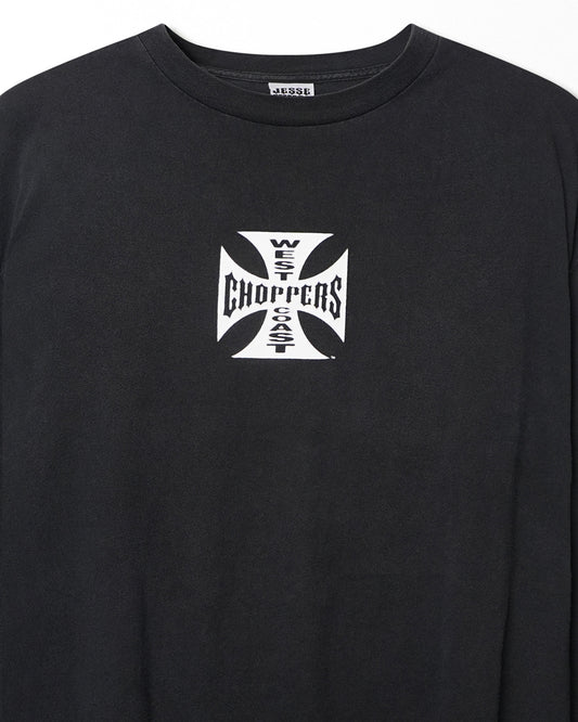 WEST COAST CHOPPERS "CLASSIC LOGO" BLACK LONG SLEEVE T-SHIRT